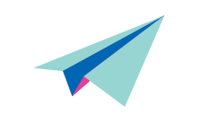 increase in traffic paper plane symbol